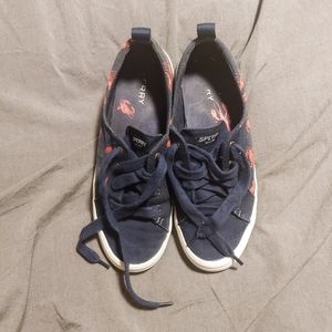Sperry Blue Sneakers with Lobsters